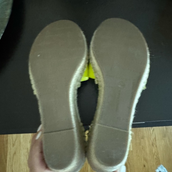 Marc Fisher Studded Neon Wedge Espadrilles - Picture 6 of 6